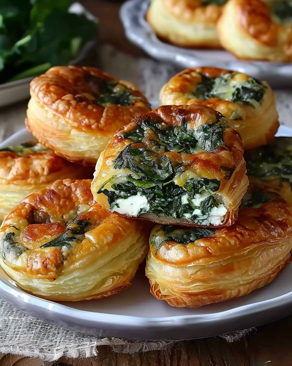 Cream Cheese Spinach Puffs Recipe