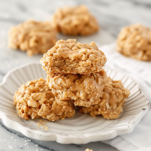No-Bake Peanut Butter Cookies
