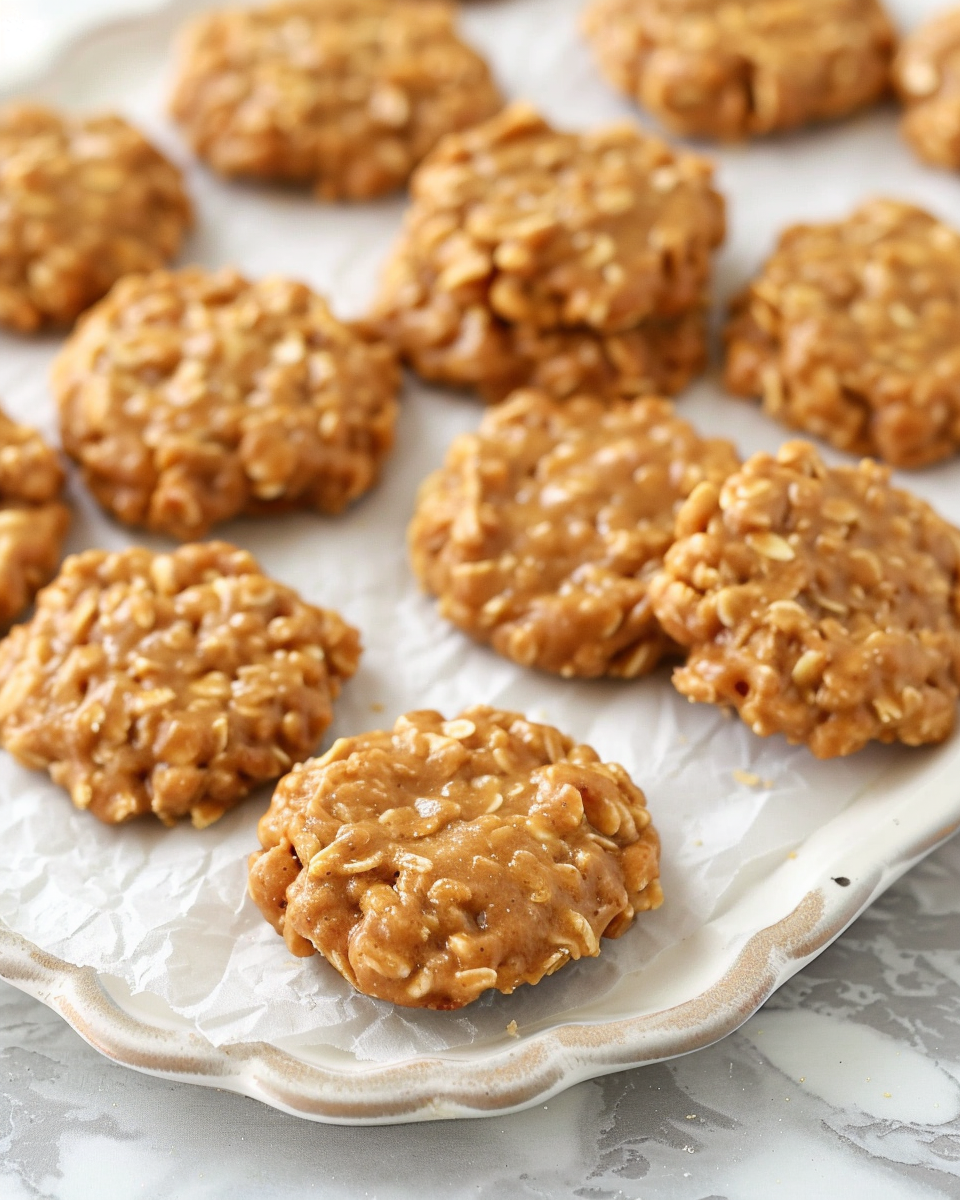 Peanut Butter No-Bake Cookies