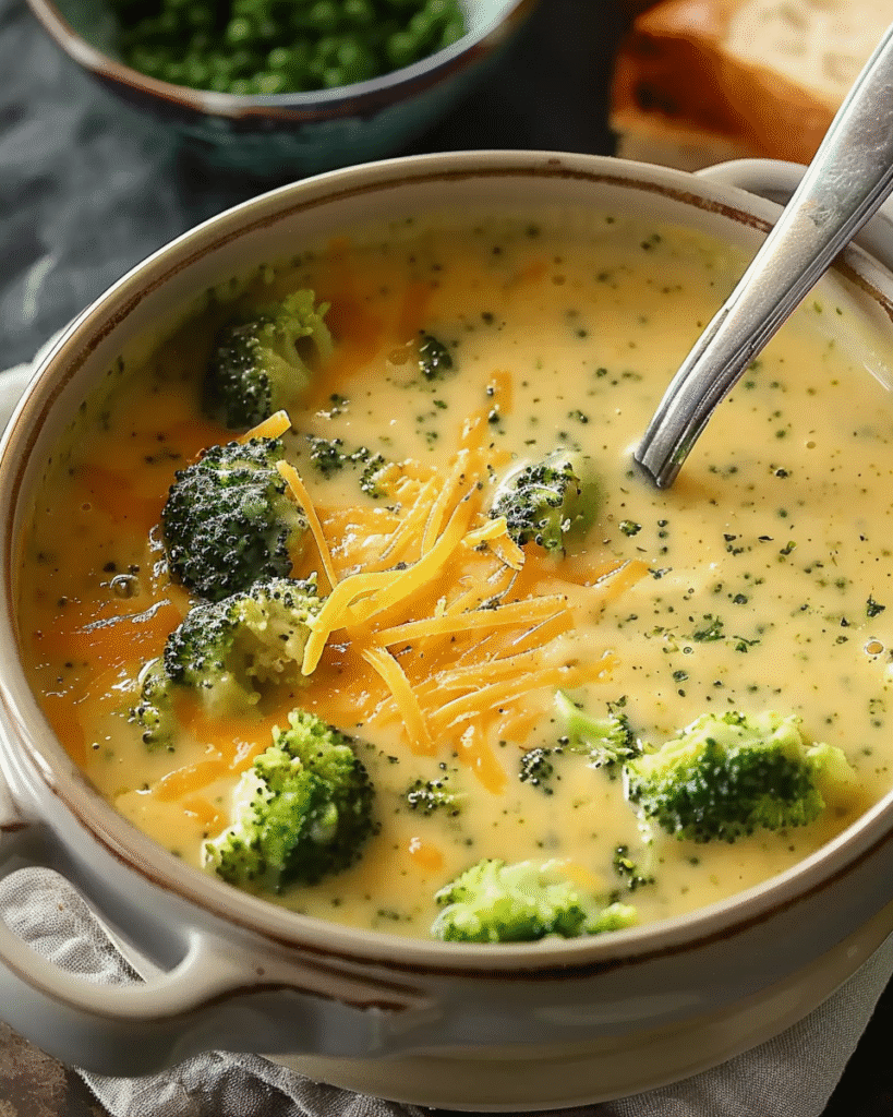 Creamy Broccoli Cheddar Soup