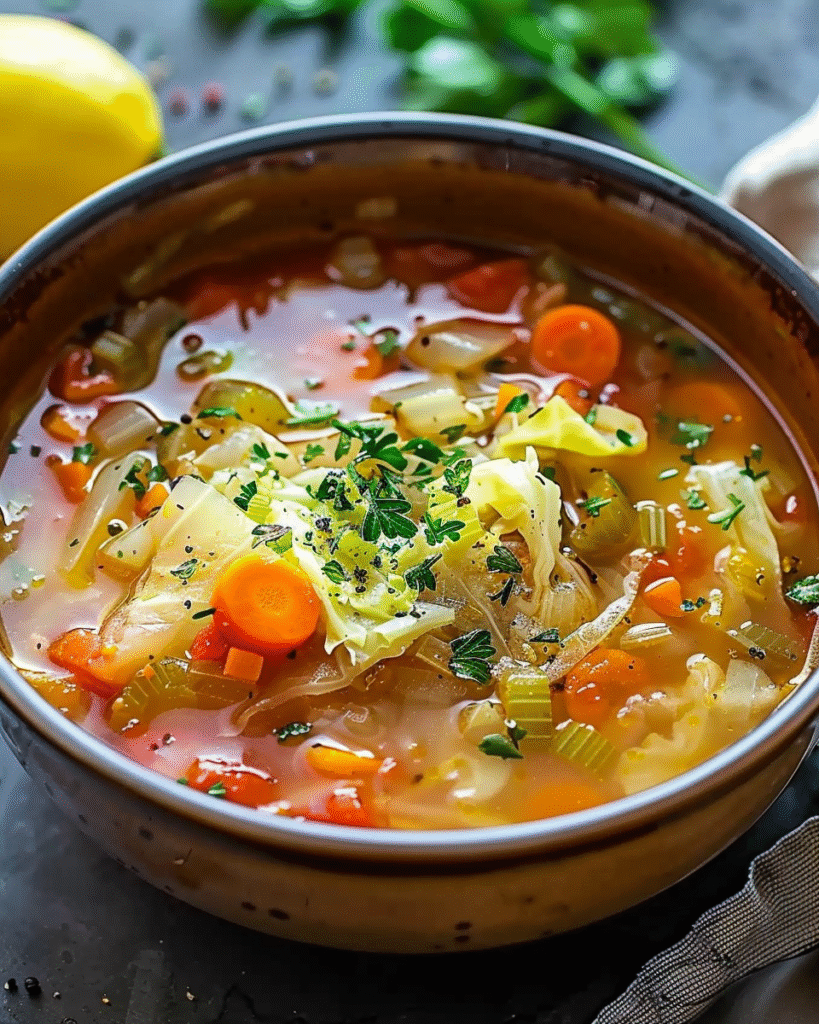 Cabbage Fat-Burning Soup