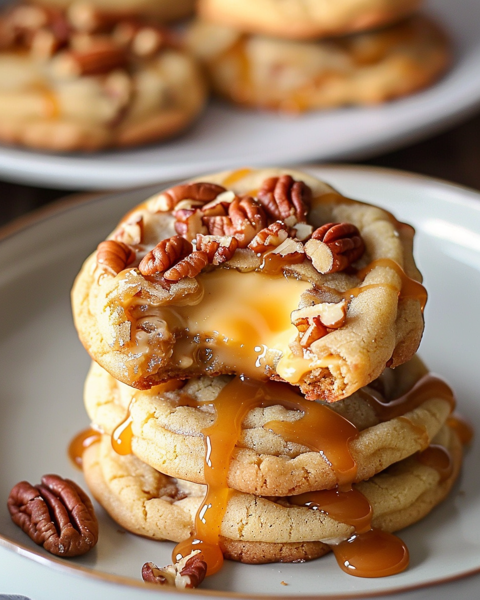Caramel Cheesecake Cookies Recipe