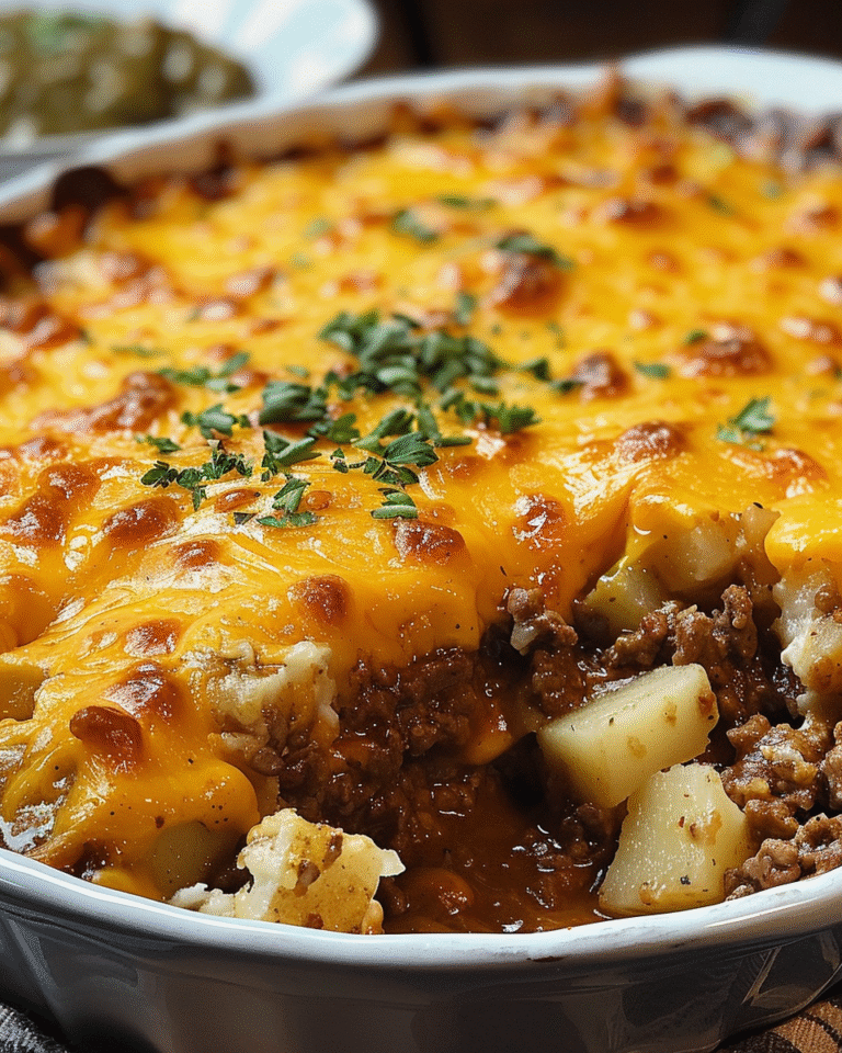 Beef and Potato Casserole