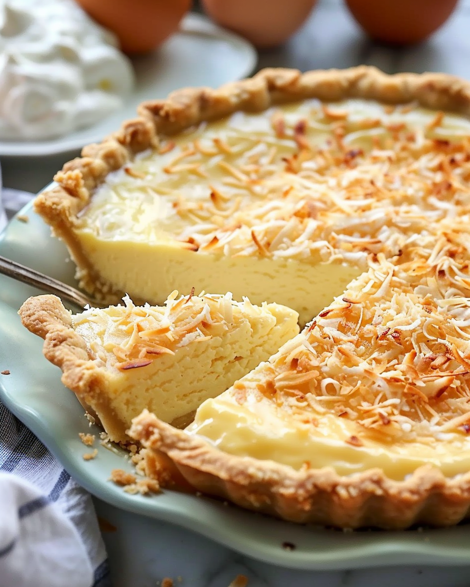 Coconut Custard Pie