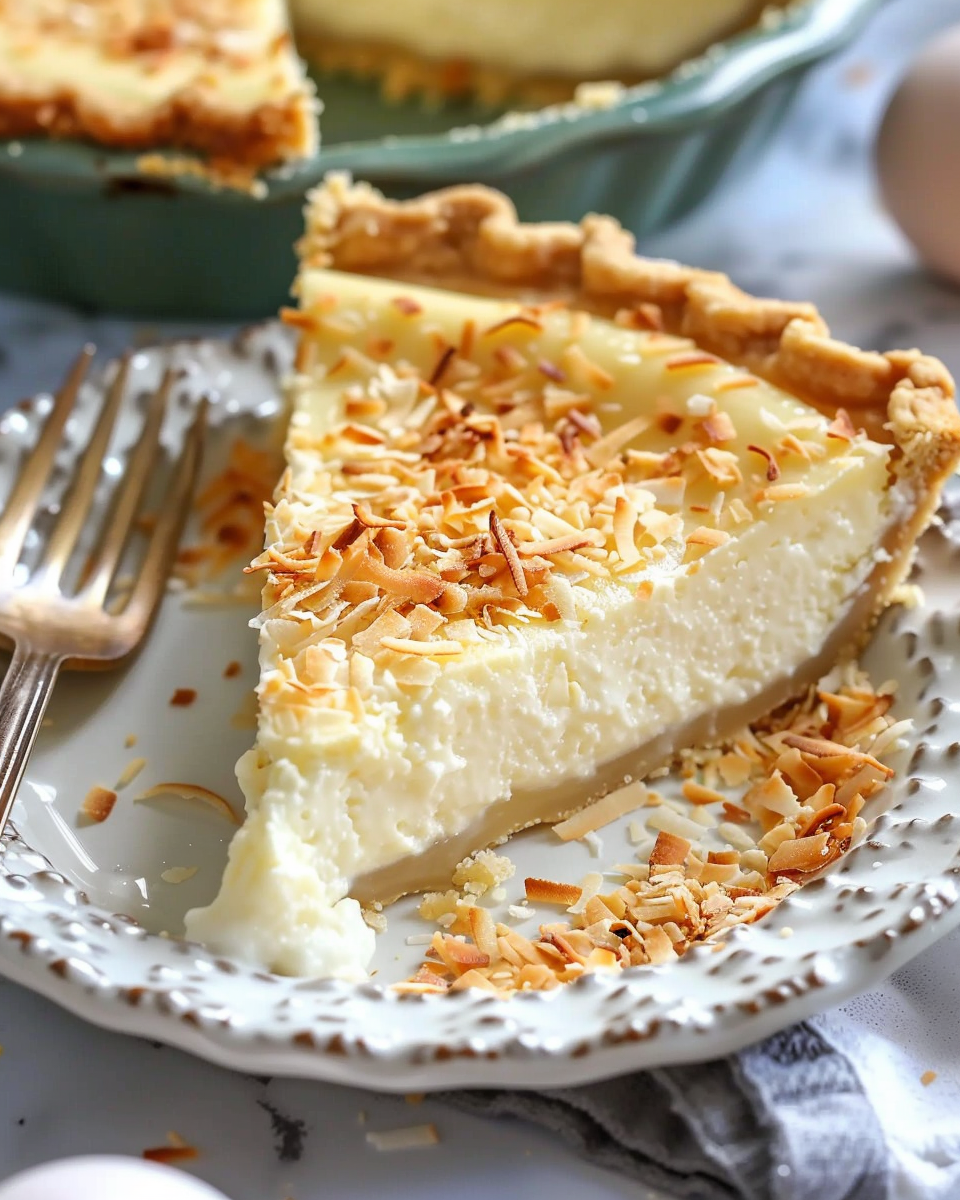 Coconut Custard Pie Recipe