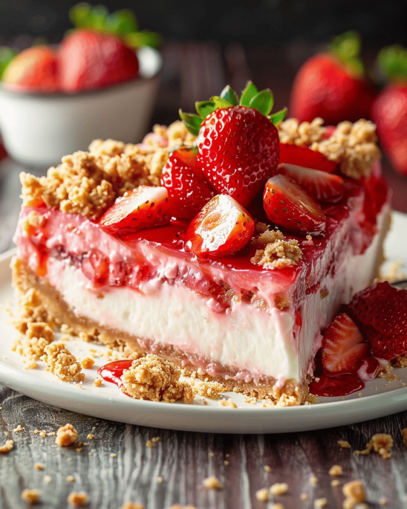 Strawberry Crunch Cheesecake Chunks
