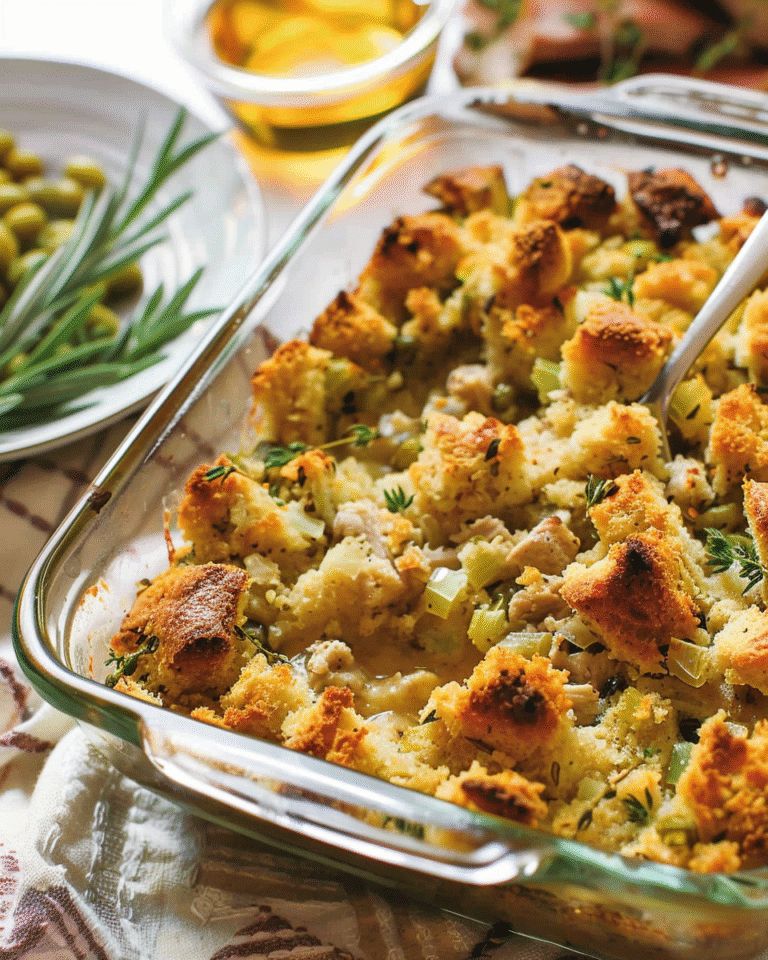 Chicken and Stuffing Casserole Recipe