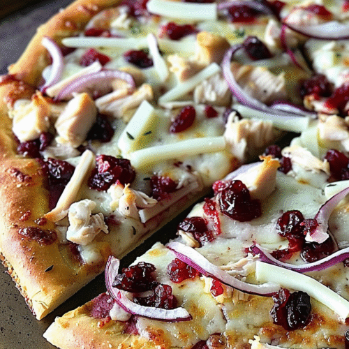 Cranberry Chicken Brie Pizza Recipe