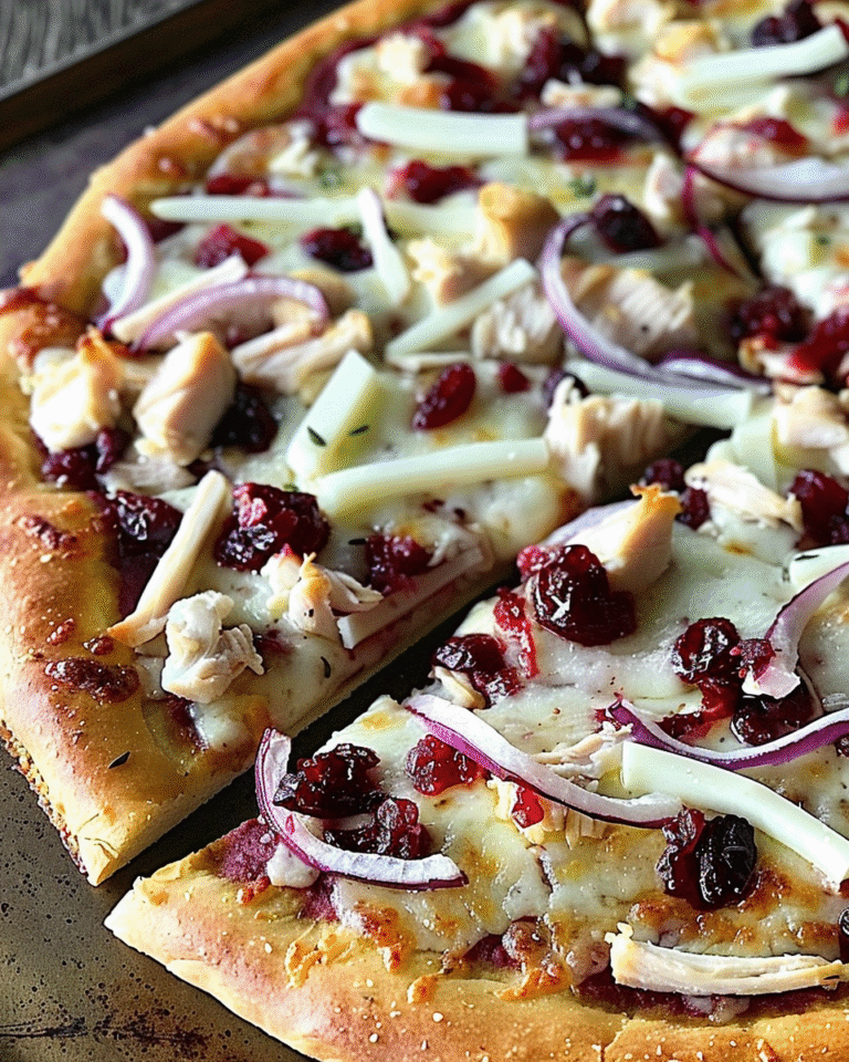 Cranberry Chicken Brie Pizza Recipe