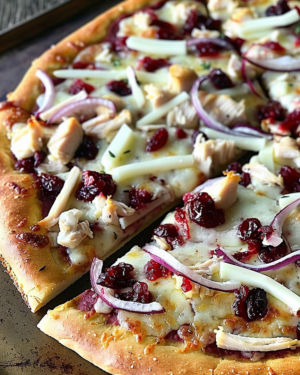 Cranberry Chicken Brie Pizza Recipe
