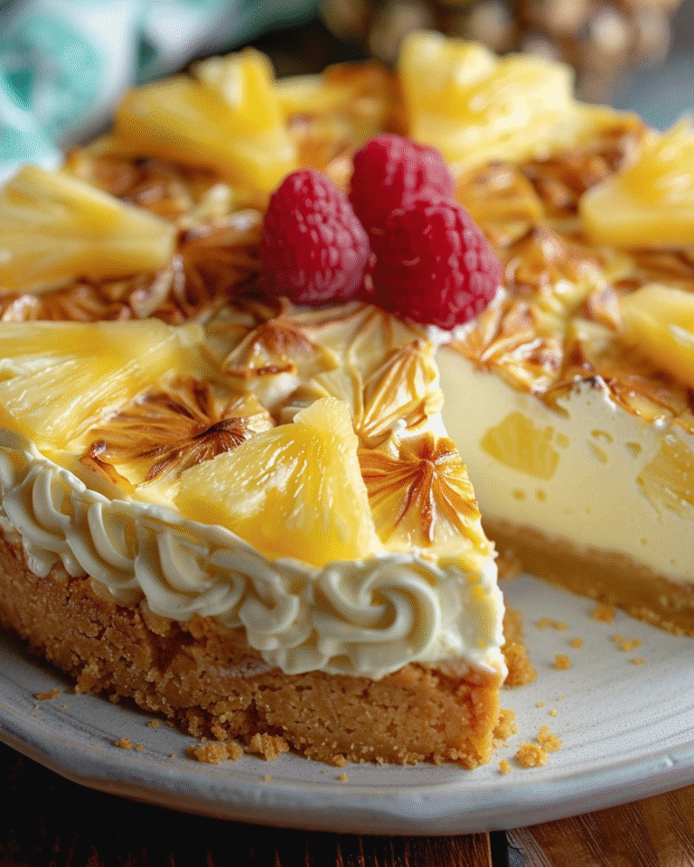Pineapple Heaven Cheesecake