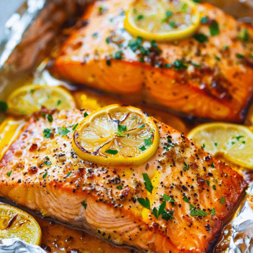 One-Pan Lemon Garlic Butter Salmon