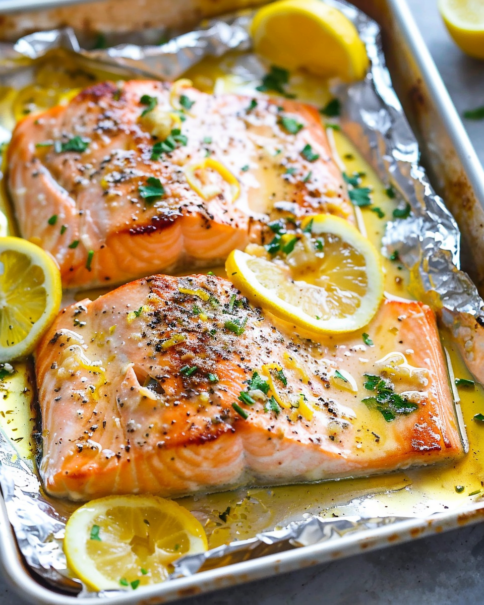 Lemon Garlic Butter Salmon