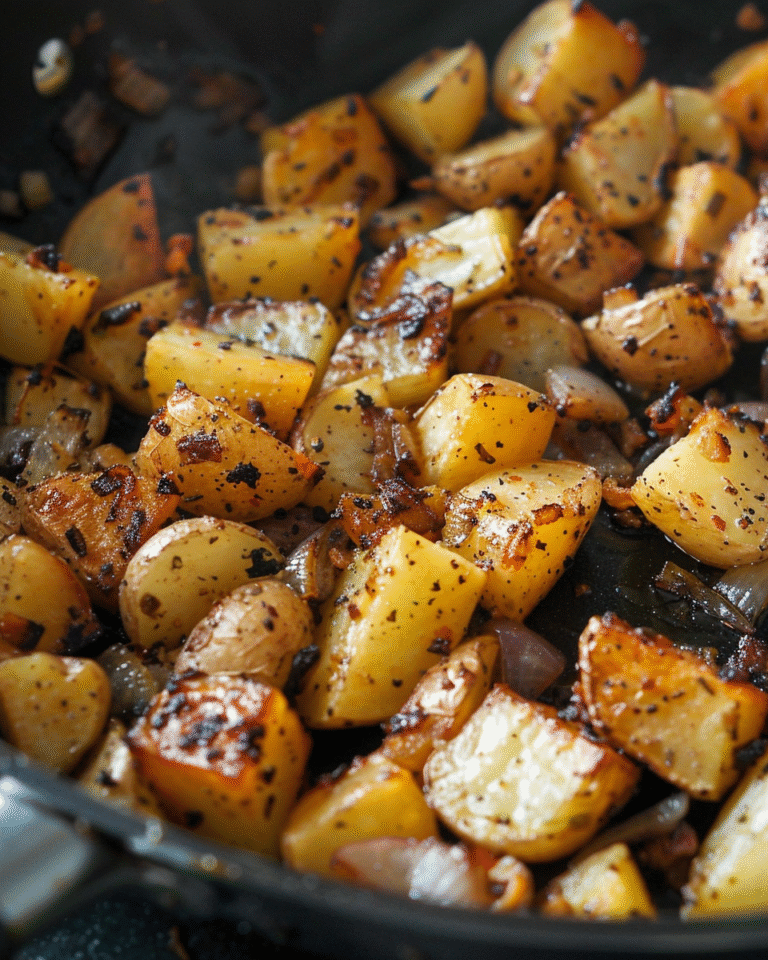 Fried Potatoes and Onions Recipe