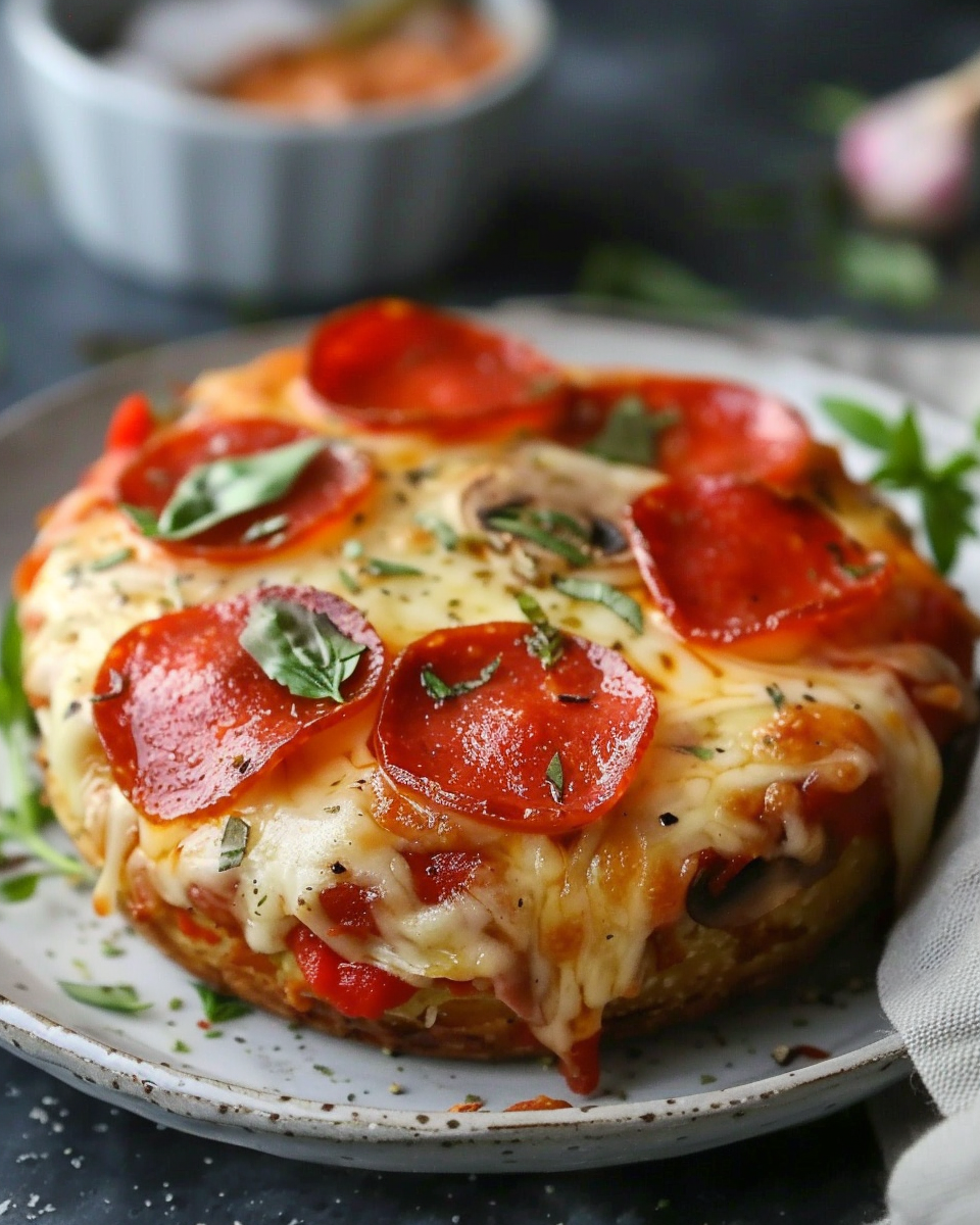 Low Carb Crustless Pizza Bowl