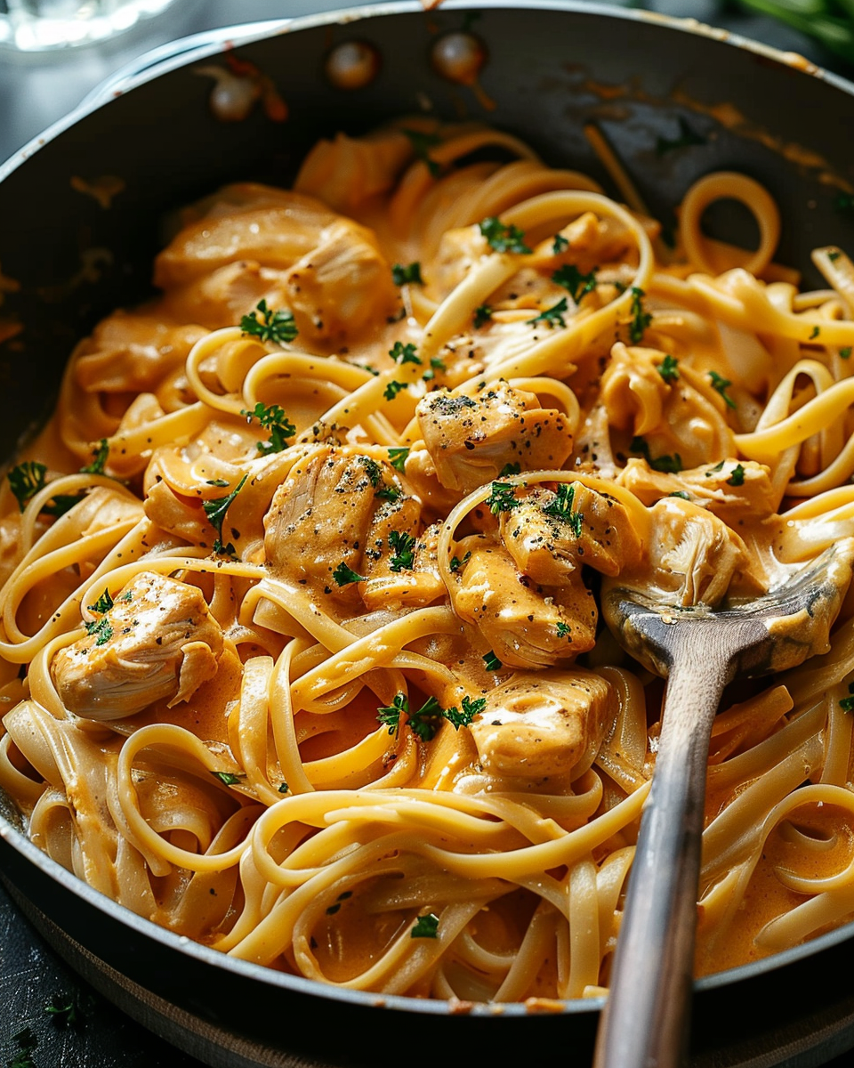 Creamy Chicken Linguine