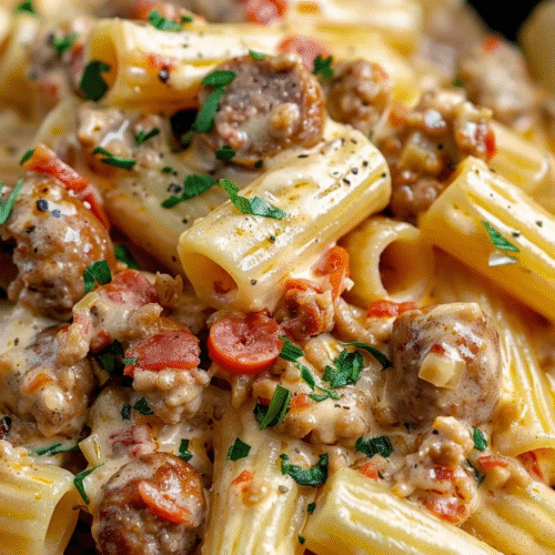 Creamy Italian Sausage Rigatoni