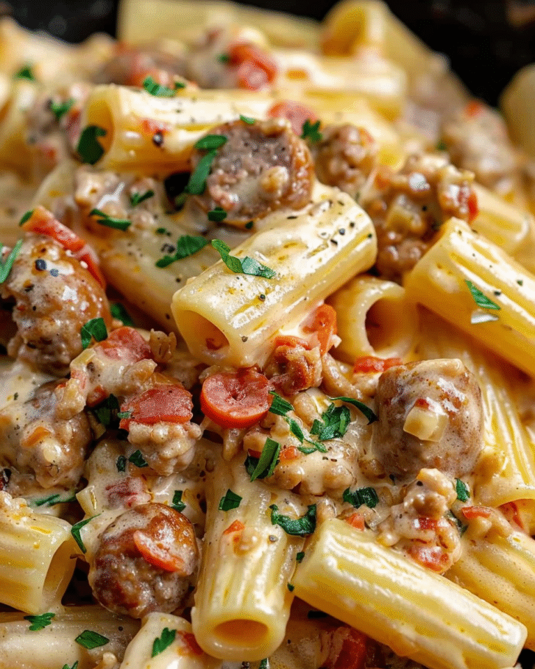 Creamy Italian Sausage Rigatoni