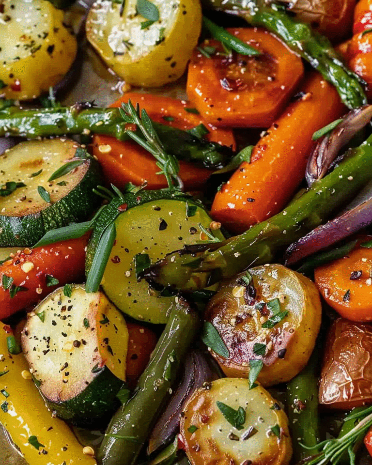 Garlic Herb Roasted Veggies