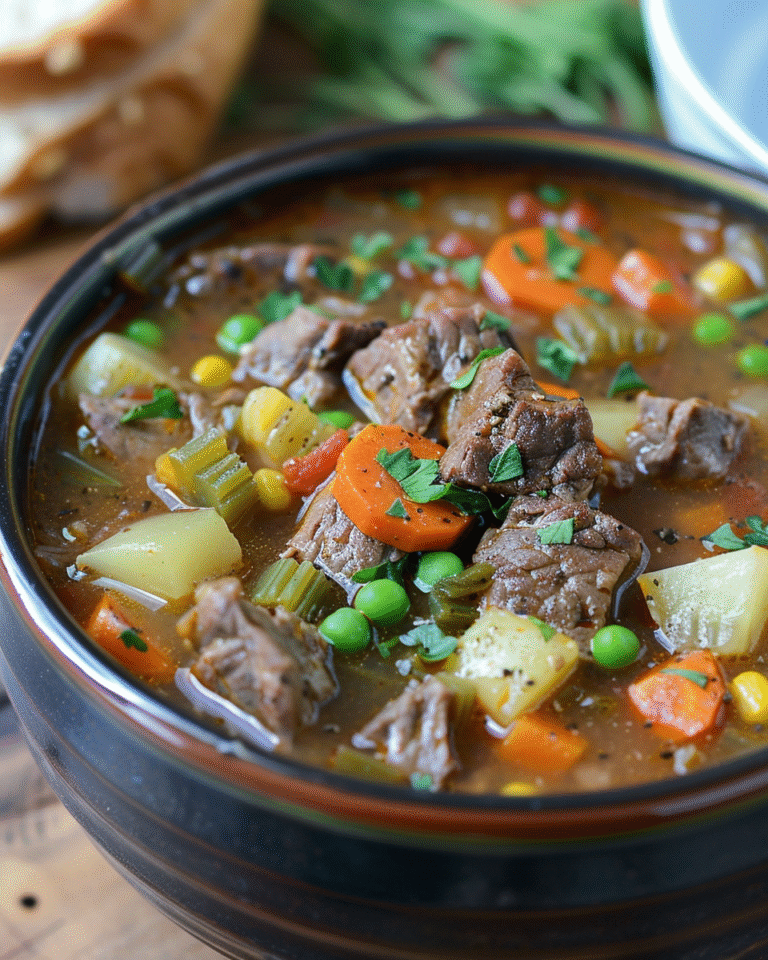 Hearty Vegetable Beef Soup