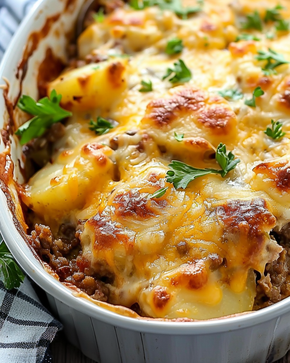 Hobo Casserole with Ground Beef & Potatoes (Quick, Hearty & Delicious!)