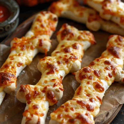 Party Cheesy Breadstick Bones Recipe