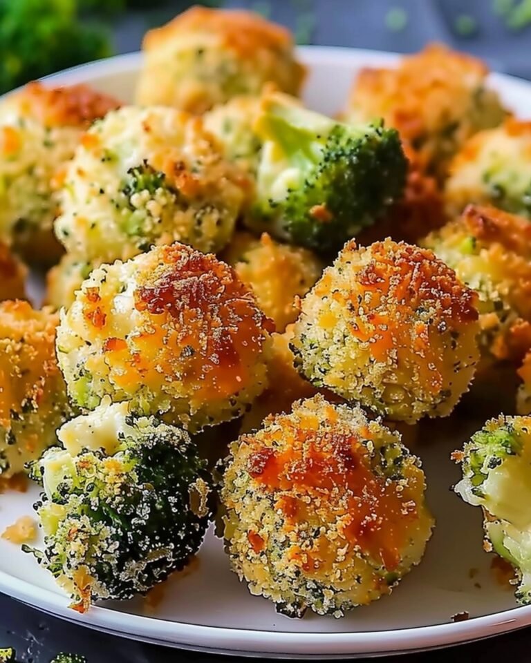 Healthy Baked Broccoli Cheese Balls