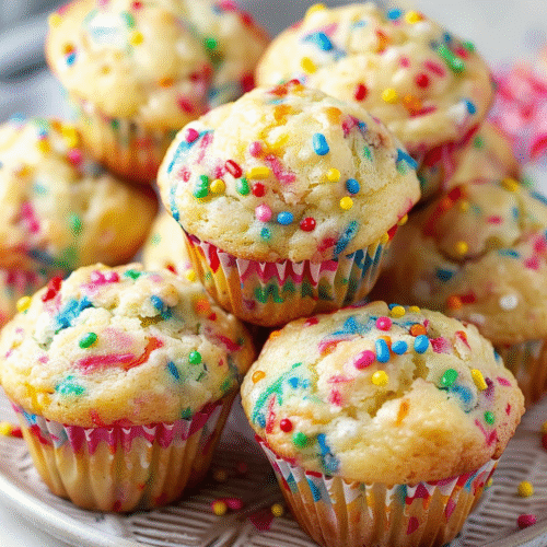 Mini Funfetti Muffins