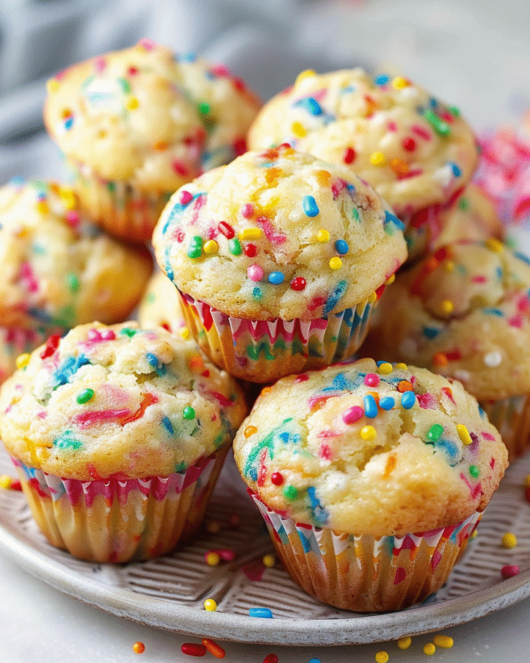 Mini Funfetti Muffins