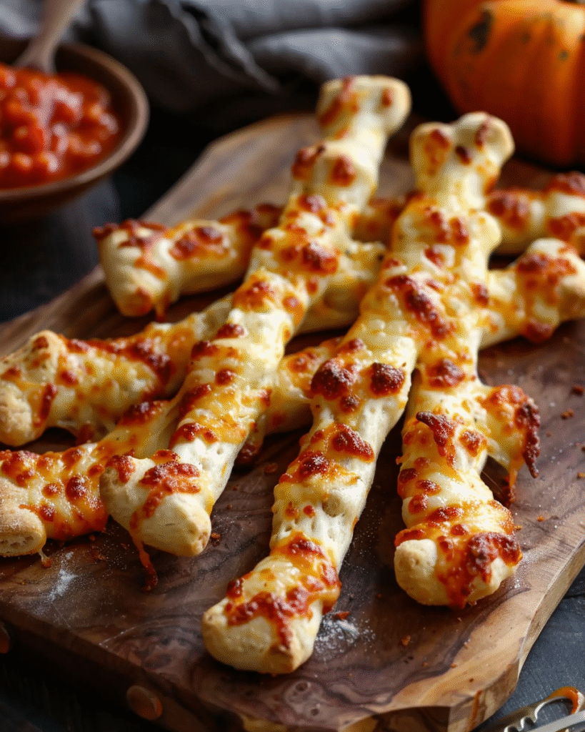 Cheesy Breadstick Bones 