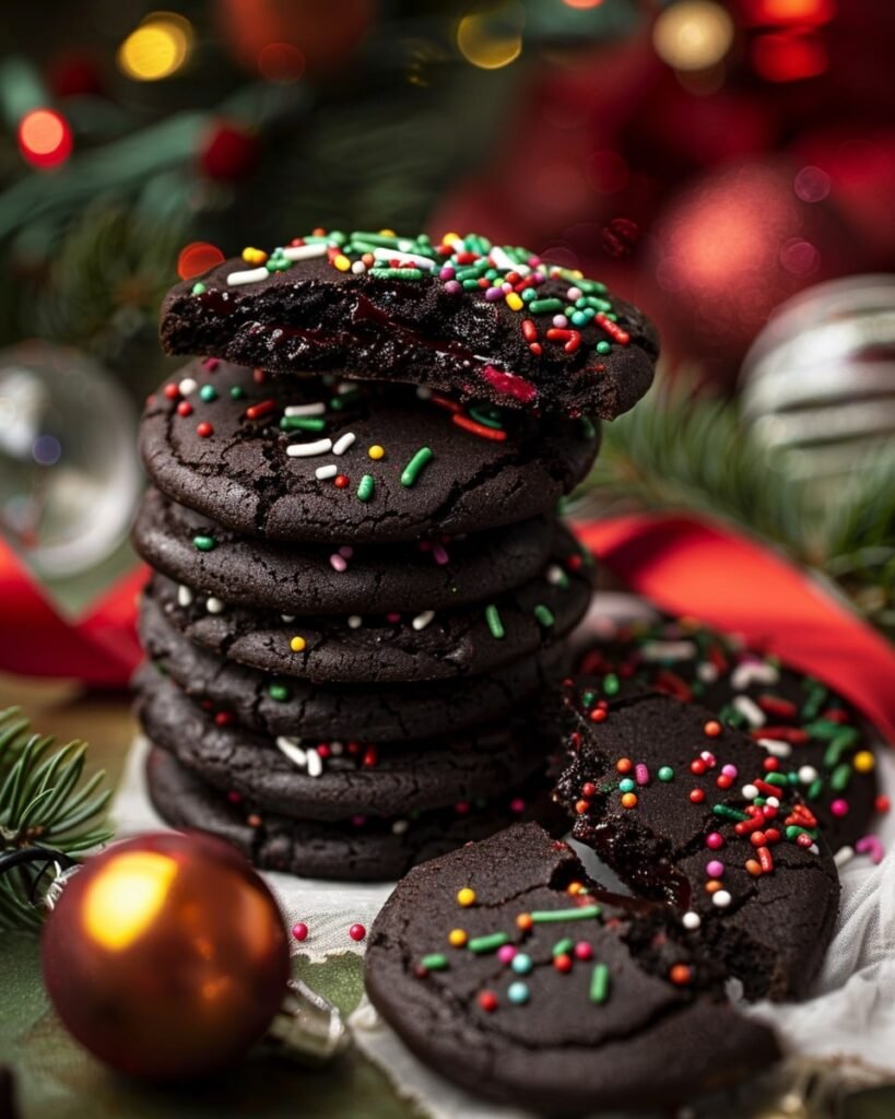 Chocolate Thumbprint Cookies