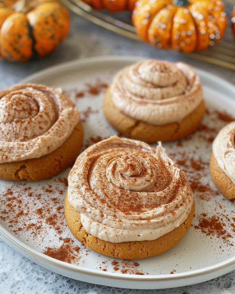 Soft Pumpkin Cookies with Cinnamon