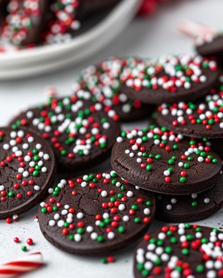 Chocolate Thumbprint Cookies perfect for holidays, gifts
