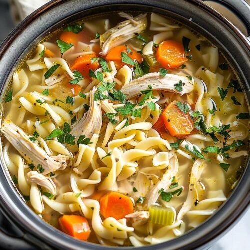 Crockpot Chicken Noodle Soup