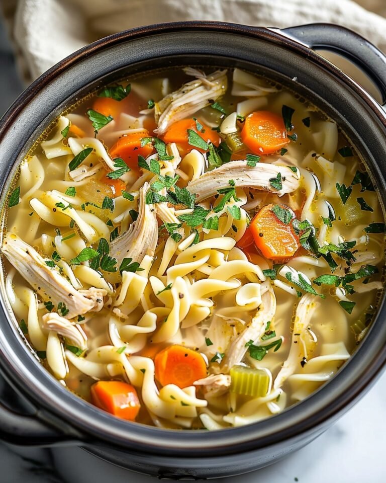 Crockpot Chicken Noodle Soup