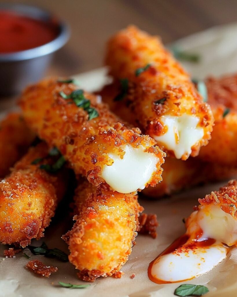 Cheeto Mozzarella Sticks