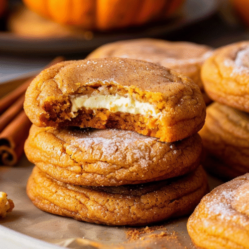 Pumpkin Cheesecake Cookies