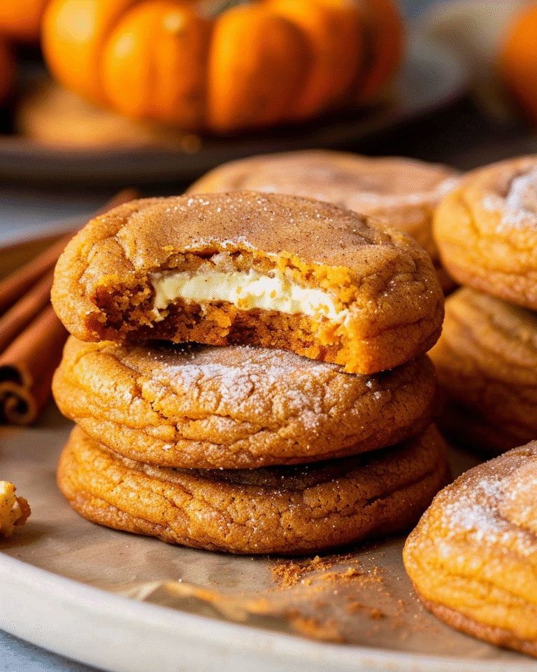 Pumpkin Cheesecake Cookies