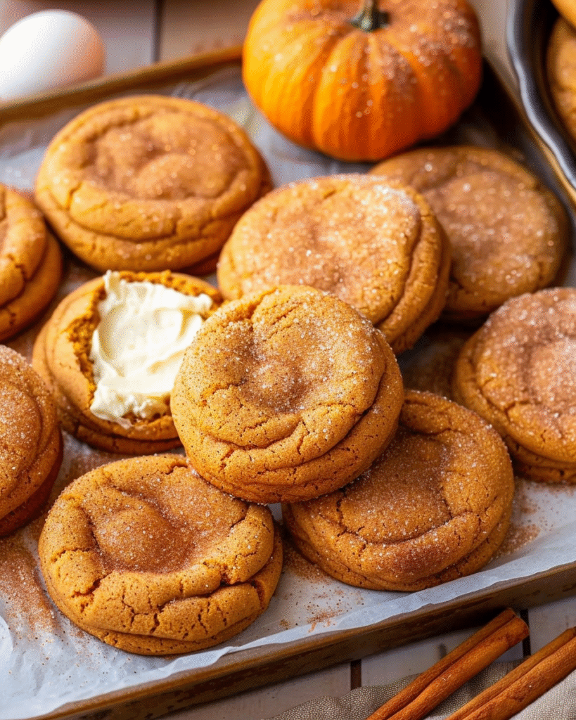 Pumpkin Cheesecake Cookies for Fall