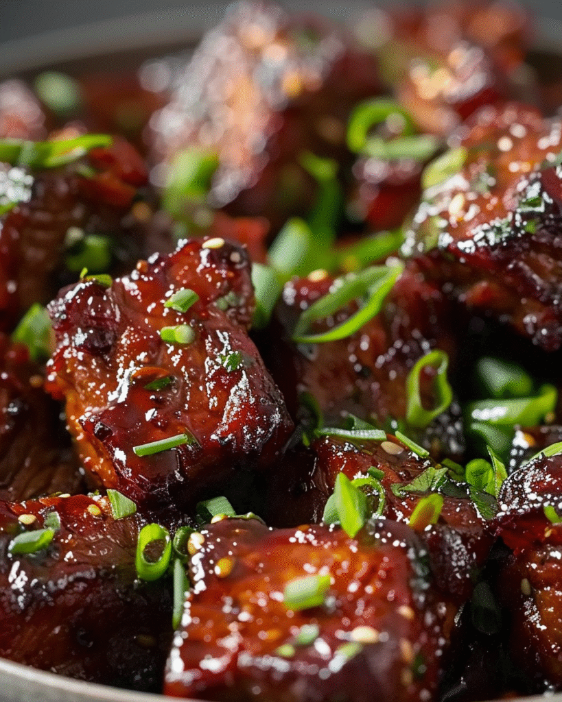 Sweet and Sticky Steak Bites Recipe