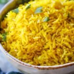 Easy Indian Turmeric Yellow Rice Recipe - Cook Yummy Recipes