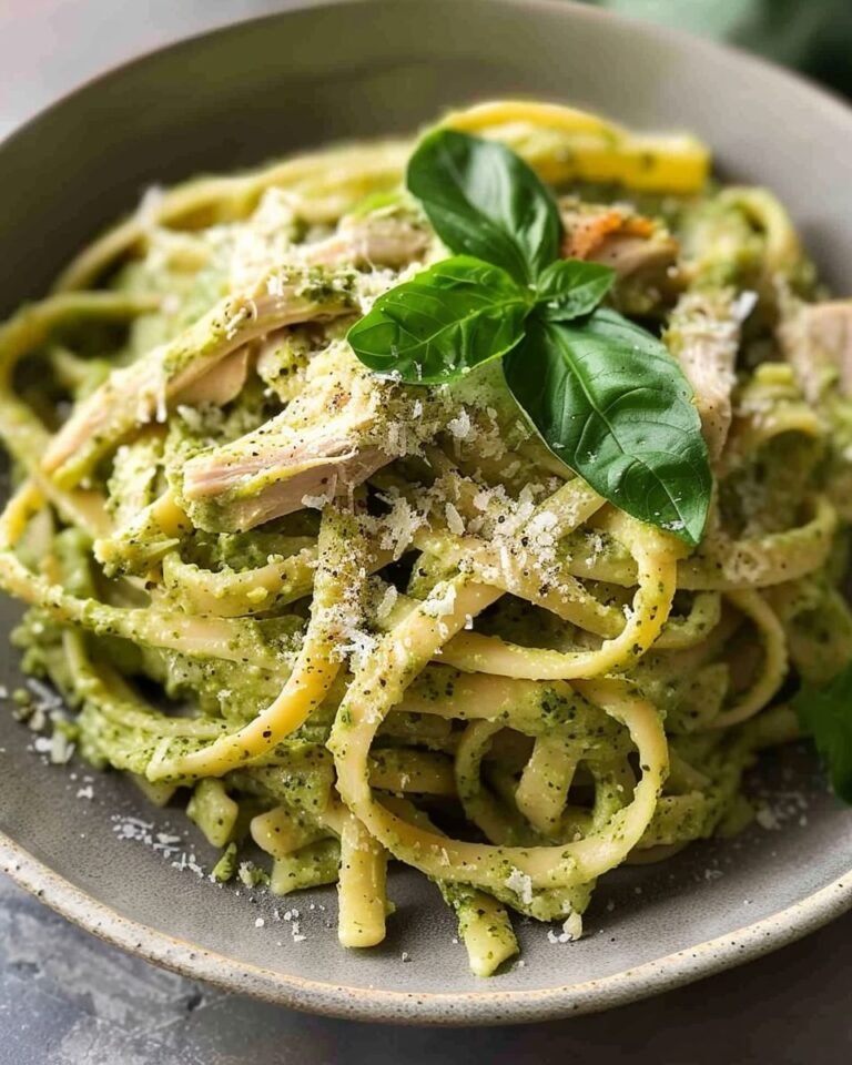 Creamy Chicken Pesto Pasta