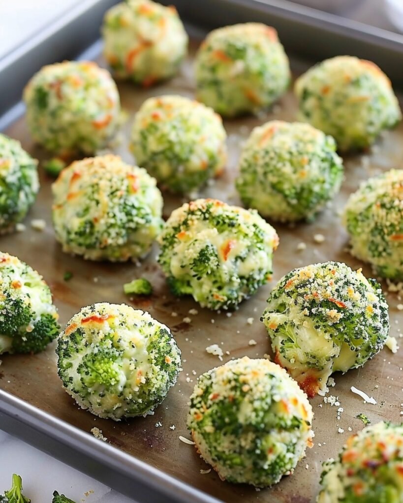 Baked Broccoli Cheese Balls