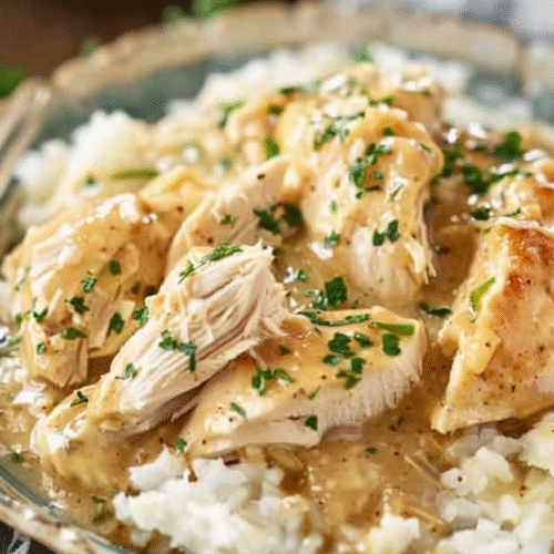crockpot chicken and gravy