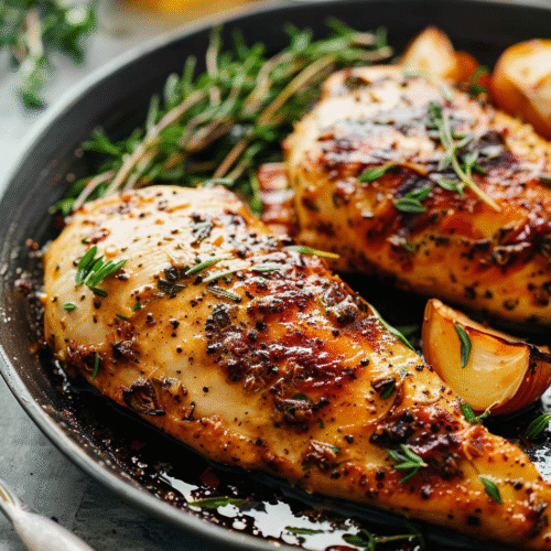 Garlic Butter Baked Chicken Breast