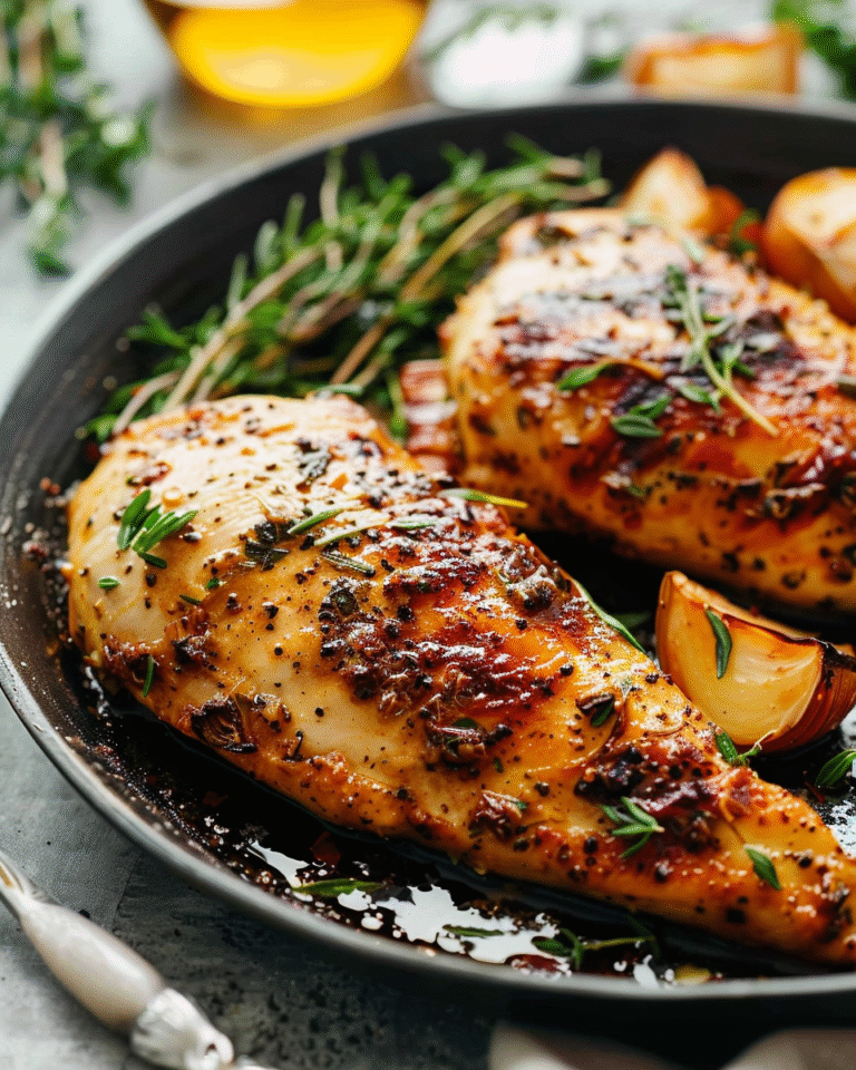 Garlic Butter Baked Chicken Breast