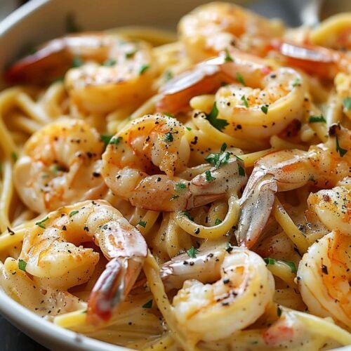 Creamy Cajun Shrimp & Crab Pasta Recipe