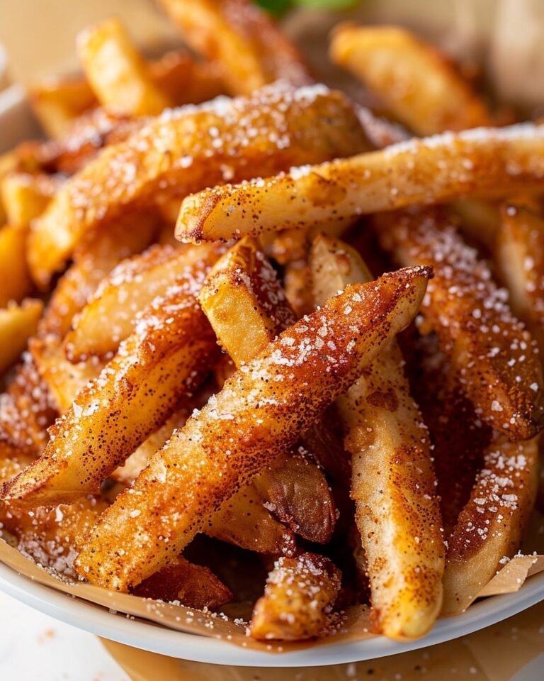 Air Fryer Apple Fries with Cinnamon Sugar