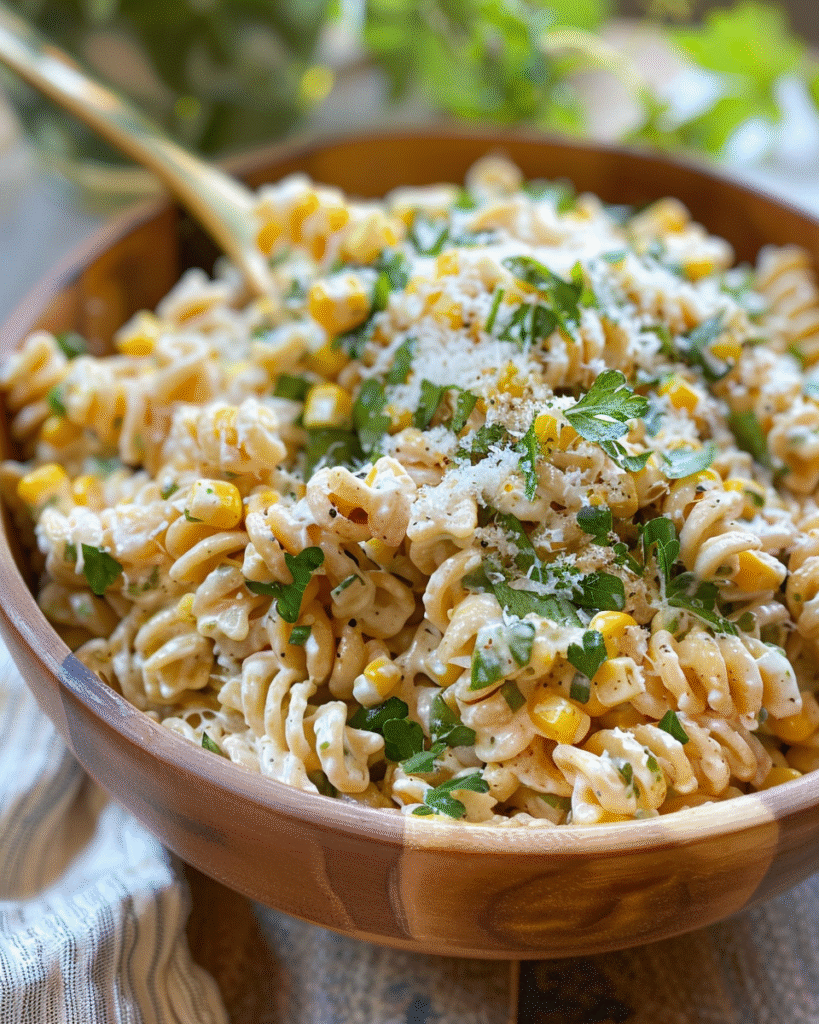 Street Corn Pasta Salad Recipe