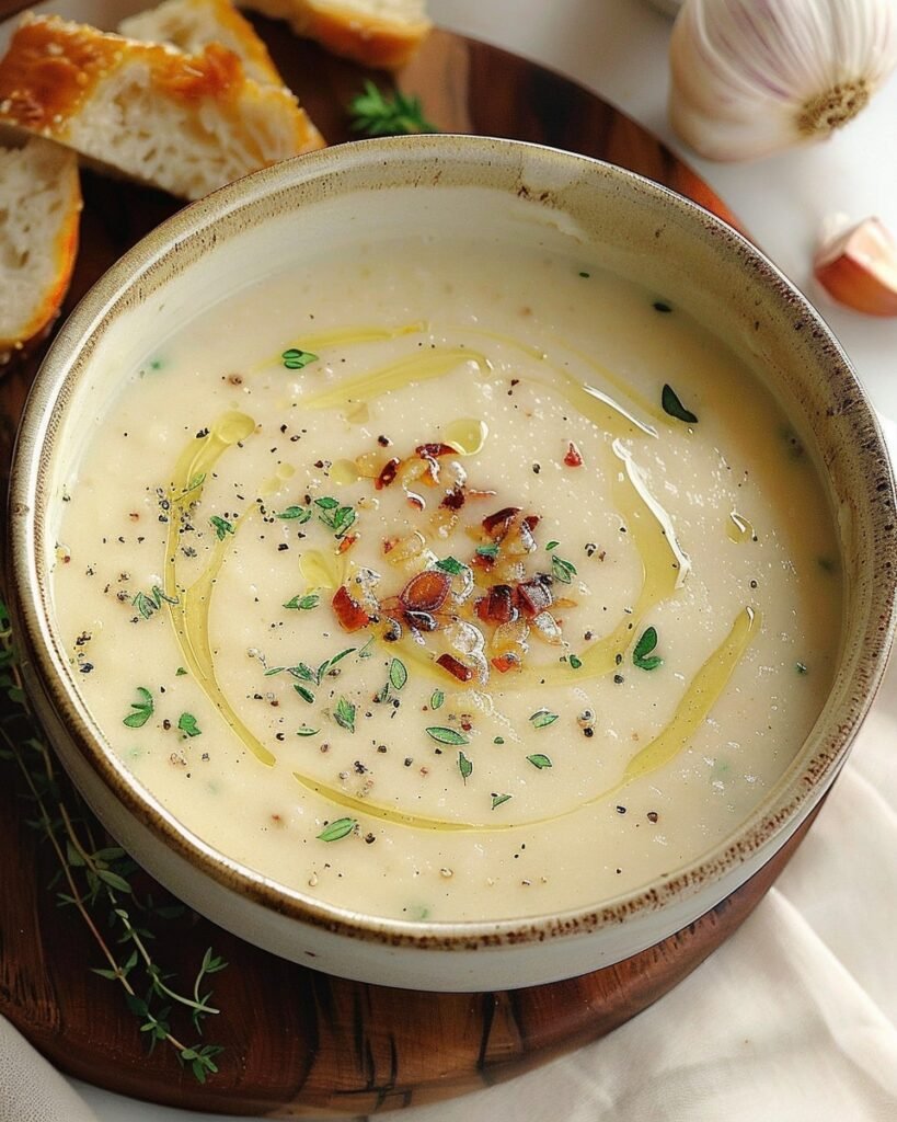 Roasted Garlic Soup
